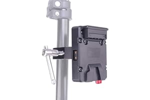 Fotga Mini Nano V-Lock V-Mount - Adattatore tascabile per piastre di alimentazione con D-Tap e Super Clamp