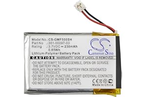 CAMERON SINO CS-GMF500SH Batería 230mAh Compatible con [Garmin] Approach S60, Fenix 5, Forerunner 935 sustituye 361-00097-00