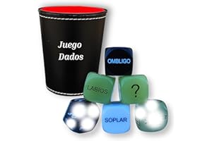 XUBEC Dados Eróticos Para Pareja + Una Bolsa De Terciopelo + Cubilete Rojo - Dados Sexuales - Dados Eróticos Español - Juegos Sexuales De Parejas Adultos Español - Juegos Sexuales De Parejas Adultos -