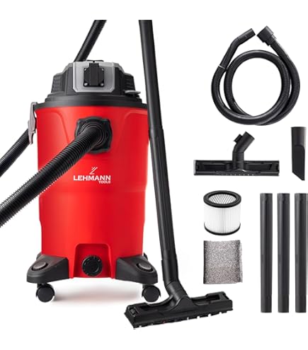 Kallefornia Sacchetti Per Aspirapolvere K184 (10 Pezzi) - Compatibili Con ShopVac Super 1300, Filtri Shop Vac Con Disco A Chiusura Ermetica - Made In Germany