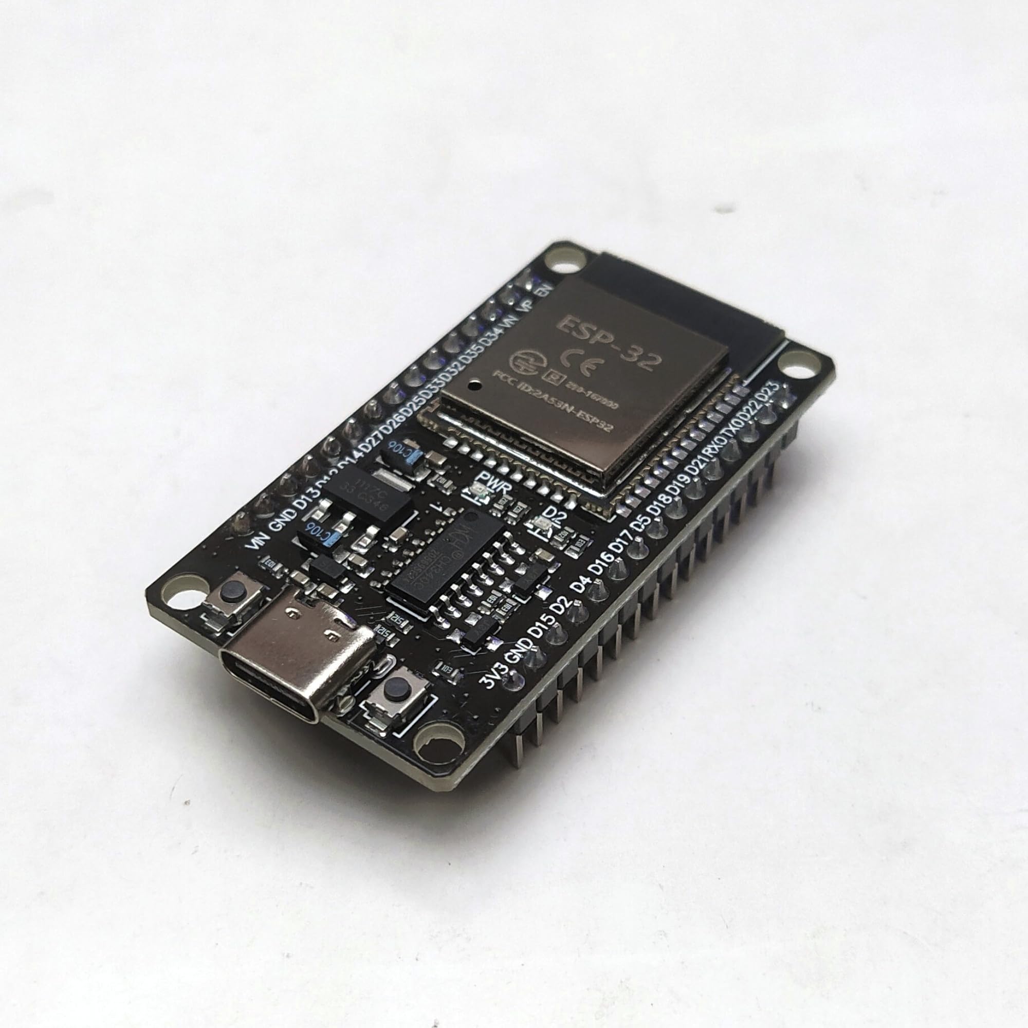 OceanLabz ESP32 WROOM-32 C Type CH340 USB Dual Core WiFi + Bluetooth (30 Pins) | Pre-Loaded with Tested Code |