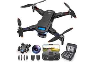 YIGOWYIGO Drone with Camera for Kids and Adults: 4k Foldable RC Drones with One-Key Return to Home/Takeoff/Landing, Headless Mode, FPV Real-Time Video Transmission, Path Flight - Best Drone Toys for Kids Gifts