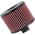 K&N Replacement air filter compatible with BMW 3-Series E90 325i/330i 2005- (excl. USA) (E-2022), Heather Red