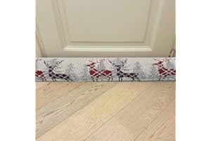 IL DOLCE STILE DELLA TUA CASA Paraspiffero Salsicciotto Porta Finestra Imbottito sfoderabile con Zip 17 cm x110 cm - mod. MY HOME (C)