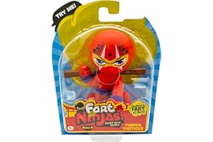FART NINJAS Fart Ninja | Fuming Farticus Series 8 Collectible Figures | 10 Hilariously Realistic Fart Sounds | Ages 5+ Gifts & Toys 8 to Collect