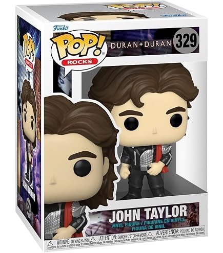Funko Pop! Rocks – Roger Taylor De Duran Duran, Figura De Vinilo De 9 Cm Con Caja Expositora, Coleccionable Oficial