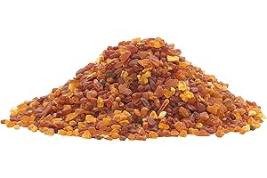 ELEGAMBER Natürlicher Baltischer Bernstein Rohsteine, Heilkristalle, Mehrfachverwendung für Heilung, Meditation, Aquarium Dekoration, 100% Unbehandelt