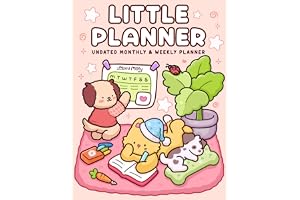 Little Planner: Undated Organizer to Plan and Color with Adorable Animals and Cute Things