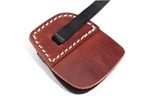 Bågskytte, fingerskydd, läder 3 fingerflikar 7,19 cm x 6,20 cm, traditionell Recurve-bågskyttehandske, justerbar rem, handgjort fingerskydd för barebow bågskytte
