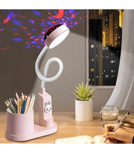 Lampada Da Scrivania Per Bambini Con Orologio - LED Dimmerabile Wireless 3200 Mah Portapenne Display Lcd Calendario Temperatura 3 Colori Di Luce Lampada Da Scrivania Per Ragazze E Class 87980946