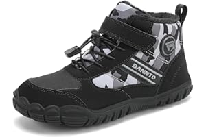 Dannto Enfants Chaussures d'hiver Barefoot Garçons Filles Warm Line Bottes de Neige