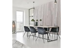 WOODEN WALL DESIGN Wykładzina ścienna ze starego drewna, naturalne drewniane panele ścienne w stylu vintage, model"MasK" | wzór ścienny (1 m2)