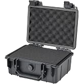HMF External Photo Case, Carrying Case with Die Cut Foam | 23 x 19 x 11 cm