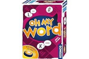 Kosmos 684891 Oh My Word, Wen erwischt der Timer? Lustiges, schnelles Wort-Spiel, Brettspiel, Partyspiel
