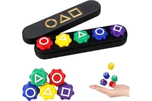 Vicloon Juego Coreano Gonggi 5 Piezas Juego de Captura de Piedras Gonggi Korean Game Adultos Stone Catching Hand Juegos de Captura de Guijarros Eye Coordination Training (con Base)