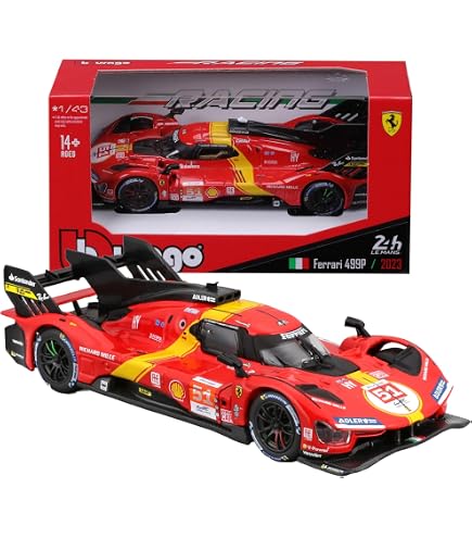 1/43 Scale Ferrari 312 P Miniature Car - Spa-Francorchamps 1972, Metal Model On Base, Collectors Showcase - View #11