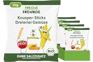 ‎FRECHE FREUNDE FF Bio Knusper-Sticks Bunter Gemüse-Mix (9 * 30g)