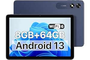 UMIDIGI Tablet 10.1 Pulgadas Android 13, G2 Tab 4GB+64GB, 1200 * 800HD, 4G 1SIM+1SD WiFi+BT 5.0, 6000mAh, 8MP+8MP Desbloqueo Facial/OTG/Type C/GPS/Tablet PC-Blue