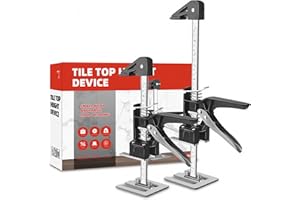 TEL CHARME * 2 Stück Arbeitssparender Armheber, Bis Zu 150Kg（Statische Belastung）, Handwerkzeugheber mit Langsam und Schnell Hebefunktion, Höhenversteller für Gipskartonplatten Porzellanplatten Möbel