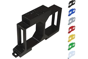 SHELLY HUTSCHIENENHALTER PW3D Shelly 2.5 / EM Hutschienenhalter/Adapter Dual DIN Rail bracket (35mm) (Gelb)