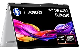 HP Envy x360 14" 2in1 Laptop | AMD Ryzen 7 8840HS Processor | AI Enhanced | 16GB RAM | 1TB SSD | AMD Radeon Graphics | WUXGA Touchscreen | Up to 14.75 Hrs Battery | Windows 11 | 14-fa0000sa