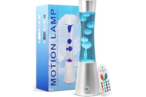 KIKILIVE Liquid Motion LED Lamp - 17 Color Changing RGB Lights with Remote, Mood Lighting for Home/Office Decor