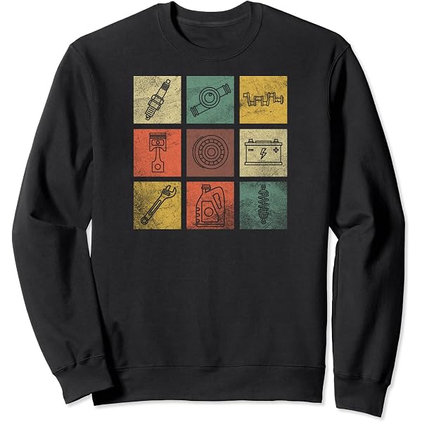 T-shirt Homme Fan De Voitures MAKAYA - Noir, Oversize, Coton, Pour Mécanicien Et Tuning