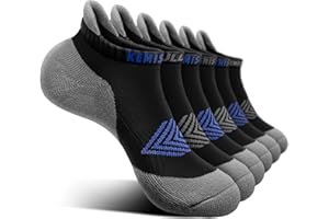 KEMISANT Calcetines Tobilleros Hombre 6 Pares, Calcetines Cortos Deporte Running Ciclismo Hombre
