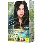 Maxx Deluxe Natural Beauty Amonyaksız Set Sa&ccedil; Boyası 7.1 K&uuml;ll&uuml; Kumral