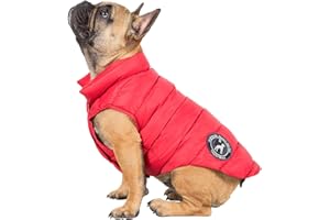 Trespaws Dog Down Jacket Coat Zip Fastening with Harness Access Point Dogby