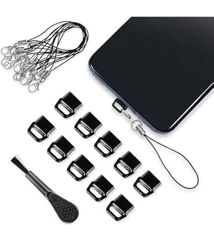 SUNNYCLUE 1 Boîte De 10 Bouchons Anti-poussière De Type C Pour Port De