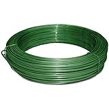 Bindedraht/Spanndraht | Verzinkt, anthrazit oder grün | 3,1 mm Stärke (80 m lang, grün)