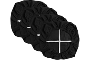 Yikko Fundas de asiento impermeables para silla de ajedrez jacquard ekedalen, de alta densidad, para sala de estar, bar, decoración de fiesta de boda, elásticas, lavables, color negro