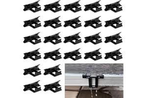 ALAHUGYEF 24 Pz Clip di Scarico dell'Acqua Pannello Solare da 30 mm, Clip per Lo Scarico Dell'acqua Del Pannello Solare, Clips Drenaggio Pannellos Fotovoltaico per Pannelli Solari PV 30mm