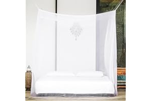 NVTRSD Moskitonetz 200 x 220 x 210 cm, Moskitonetz Bett, Moskitonetz Reise, Feinmaschig und langlebig, Leicht und ideal für Zuhause, Reisen und Camping - Schützt vor Mücken