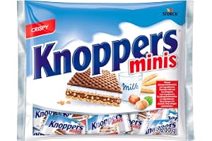 Knoppers Mini Milk and Hazelnut Cream Wafer -1 Bag