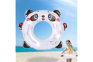 Ctxtqtdt Bouee Piscine Enfant avec Poignée, Anneau De Natation pour Les Enfants de 3 à 6 Ans, pour Summer Pool Beach Party Jouets de Enfant- Ø 50 CM