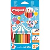Maped Color Peps Maxi Jumbo Kuru Boya 12 Renk (834010ZV)