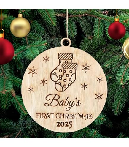 Partycolare- Albero di Natale 35 cm Verde con decorazioni rosse