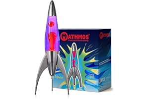 Violet Red Lava Lamp - The Original Mathmos Telstar Rocket