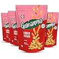 Granamma Crunchy Ribbon Pakoda| Pack of 4, 480g| Traditional South Indian Snacks| Ready-To-Eat Snack| No Palm Oil Used | No Maida | No Added Preservative (120g x 4)