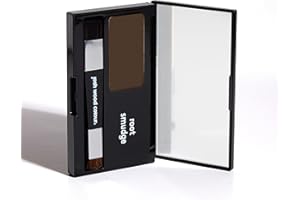 Josh Wood Colour (Brown) Root Smudge with Two-Ended Brush and Mirrored Compact -Weightless Satin Powder with Non-Greasy Formula,Non-Dye Alternative for Temporary Grey Hair Coverage, Apply to Dry Hair