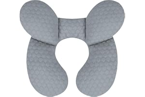 KAKIBLIN Baby Neck Pillow, Upgraded Baby Support Pillow, Head Pillows for Carseat, Newborn Neck Support for Car Seat,Pushchair,Travel