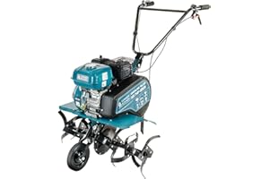 K&S KÖNNER&SÖHNEN Könner & Söhn KS 7HP-850A Coltivatore a benzina con trasmissione a cinghia, fresa per giardino con fresa a sega forgiata, valvola di scarico regolabile, potenza del motore 7 CV