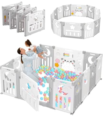 Tapis D'Éveil Bébé BabybeFun 150x200x3cm - Velours Extra Doux, Antichoc, Beige