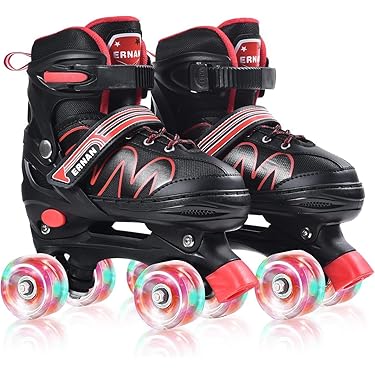 Rolschaatsen voor kinderen, inline skates voor kinderen, Skeelers, Maat verstelbaar, geschikt voor kinderen (35-38, D
