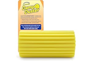 Scrub Daddy Damp Duster Gąbki do Czyszczenia, Żółty, 15 x 6 x 5 cm