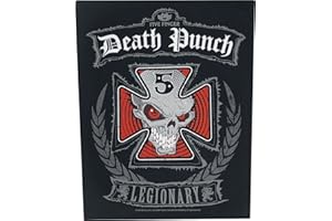 FIVE FINGER DEATH PUNCH Écusson dos unisexe à cinq doigts Motif légionnaire Multicolore