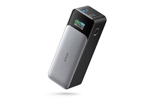 Anker PowerCore 737 Powerbank 24 000 mAh, zewnętrzna bateria z 3 portami, moc 140 W, wyświetlacz cyfrowy, kompatybilny z iPhone 13 serii Samsung, MacBook, Dell, AirPods i innymi