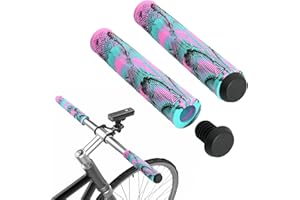 HUSALSEA Manillar Bicicleta MTB, Manillar Bicicleta, Mangos Bici Empuñaduras 160 Mm, Aptos para Varios Vehículos, Incluyendo Bicicletas De Montaña, Bicicletas Plegables Y Scooters